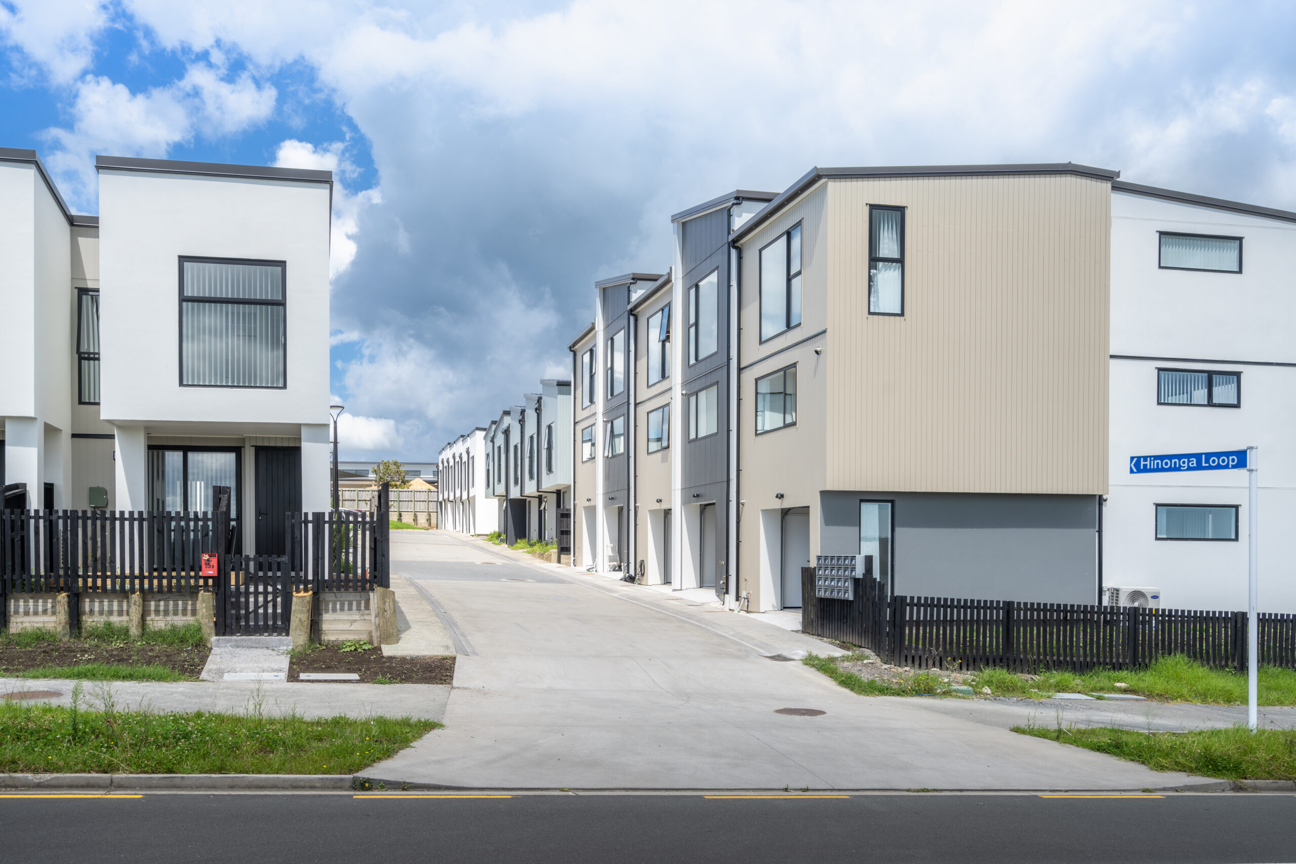 Wainui Terraces street frontage